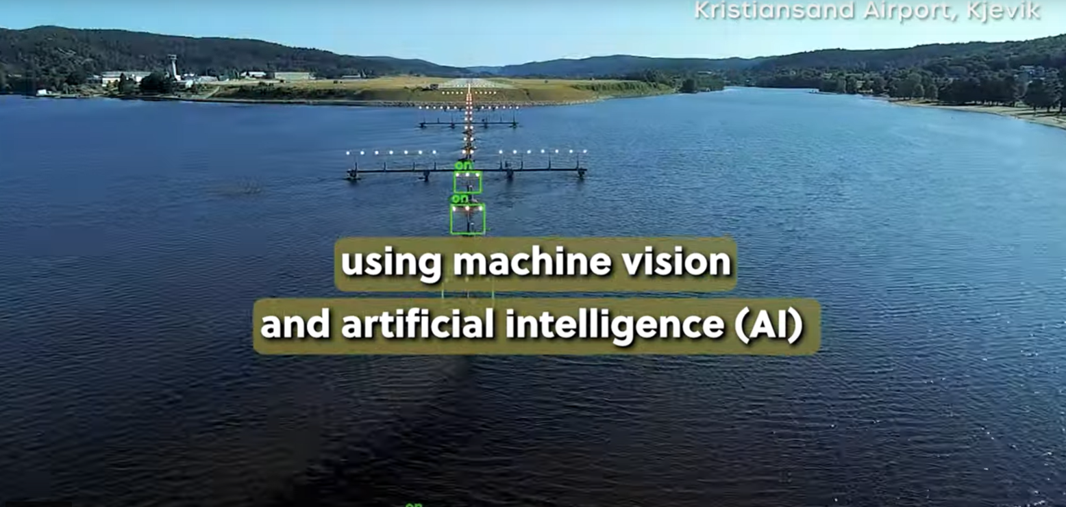 Using machine vision and AI for airport inspections